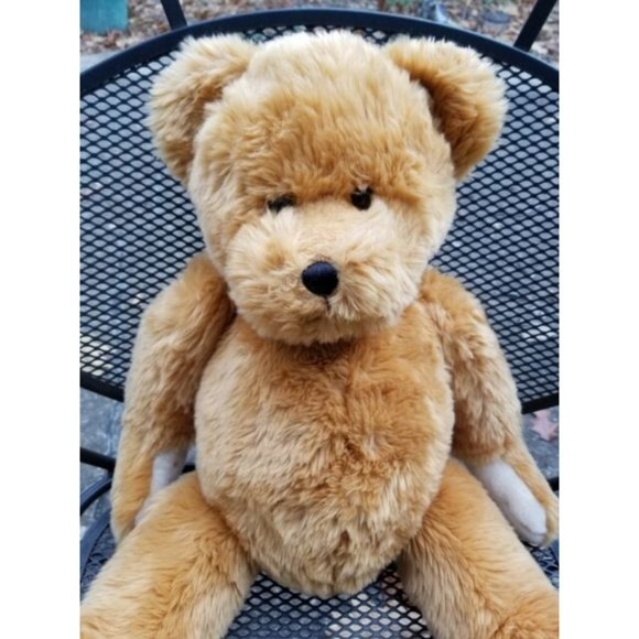 Ganz Bear Custard Large Stuffed Plush Animal - Picture 4 of 11